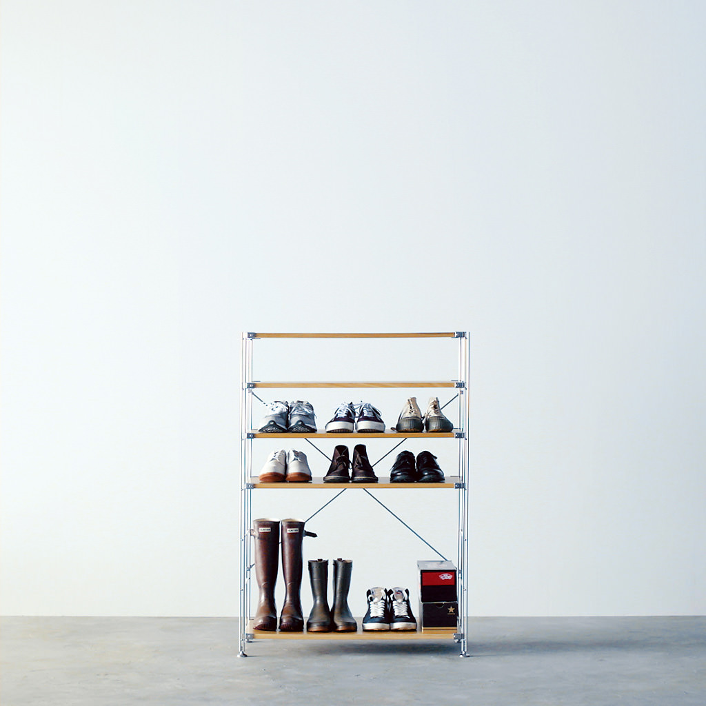 玄関で使う- Unit Shelf | Compact Life | 無印良品