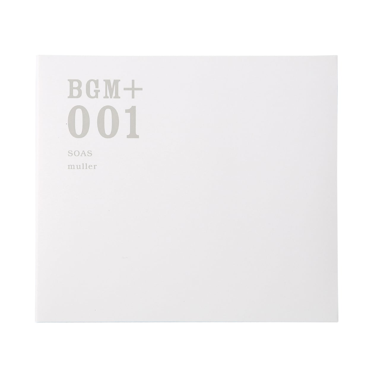 무인양품 일본 CD 음악 BGM +001 SOAS