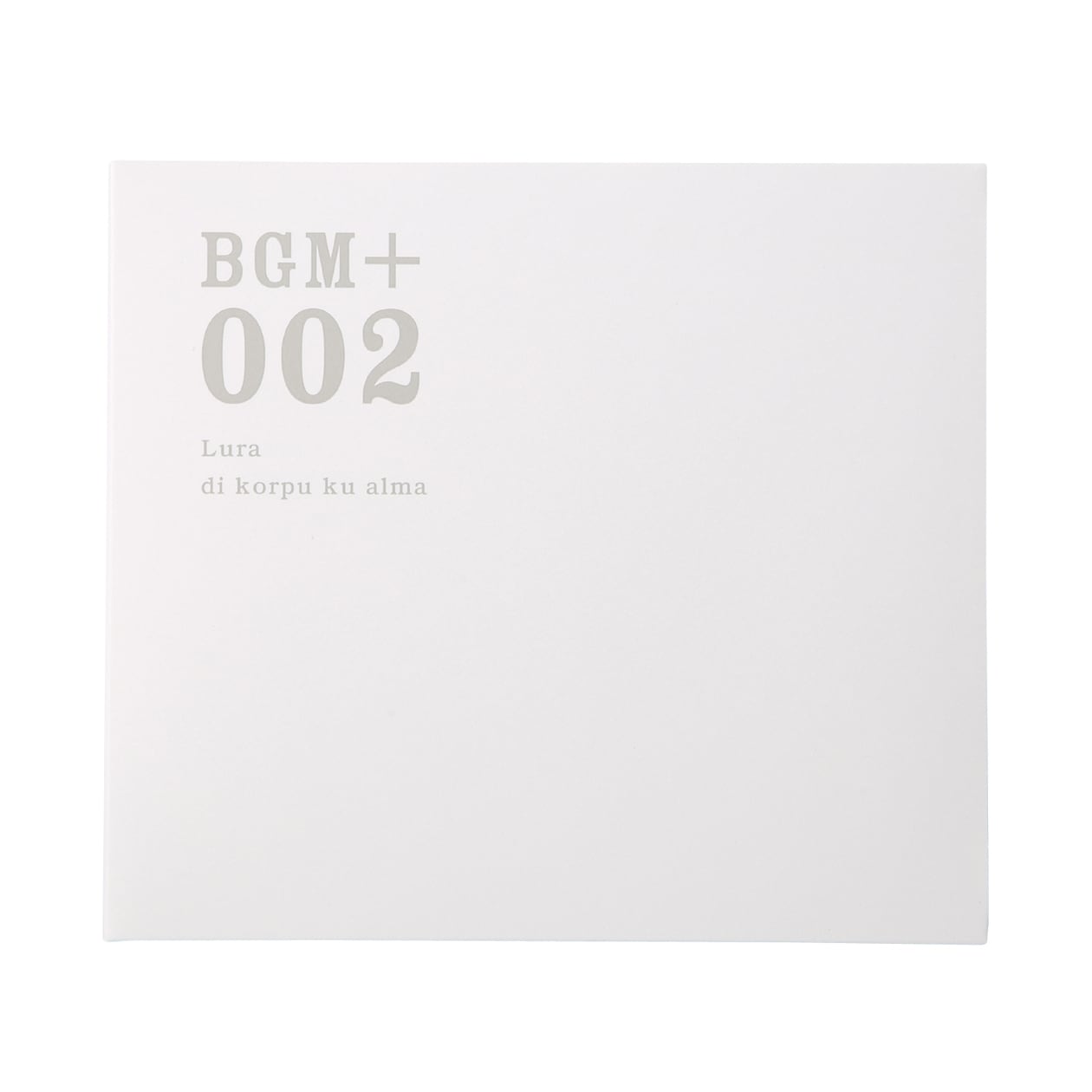 무인양품 일본 CD 음악 BGM +002 LURA