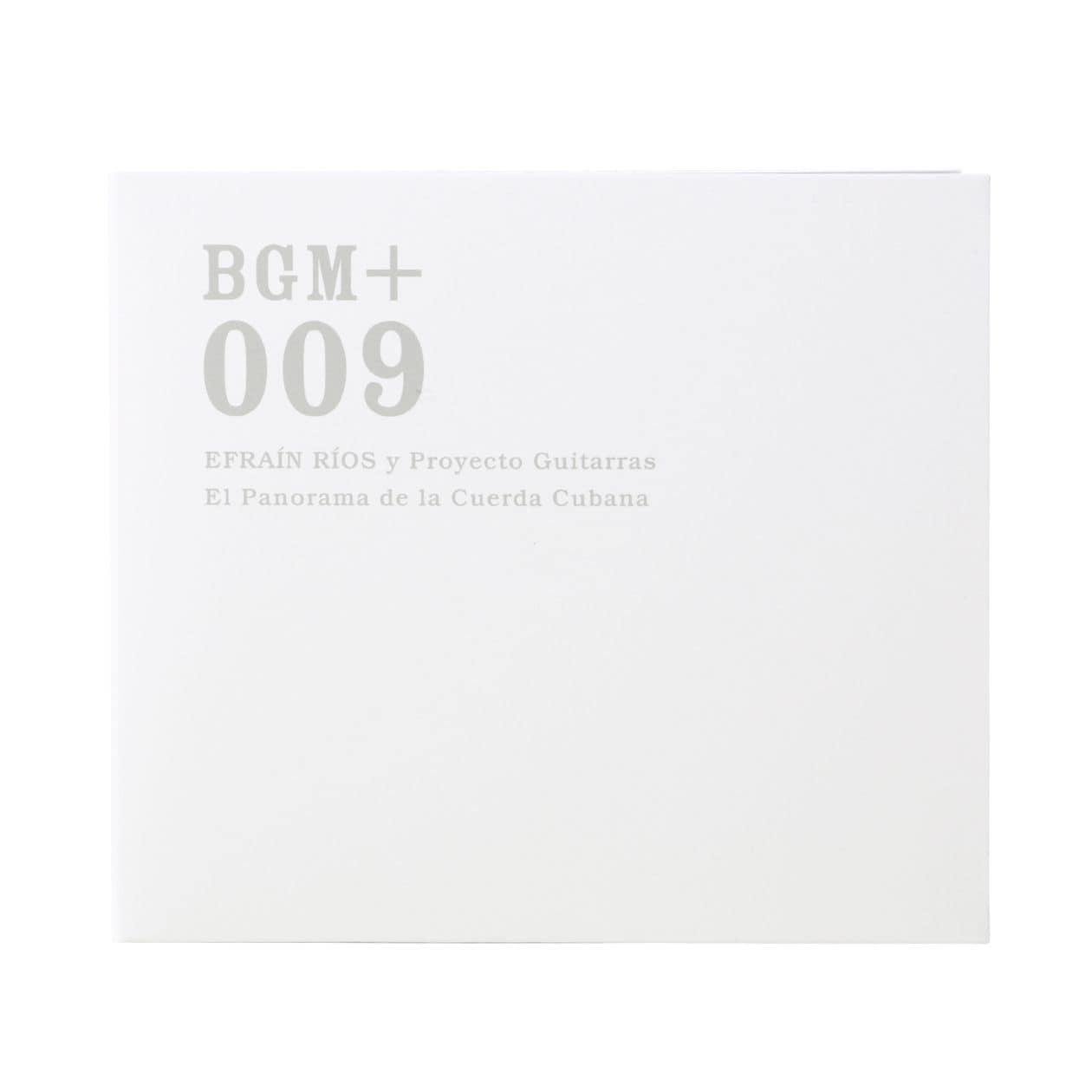 무인양품 일본 CD 음악 BGM +009 EFRAIN RIOS