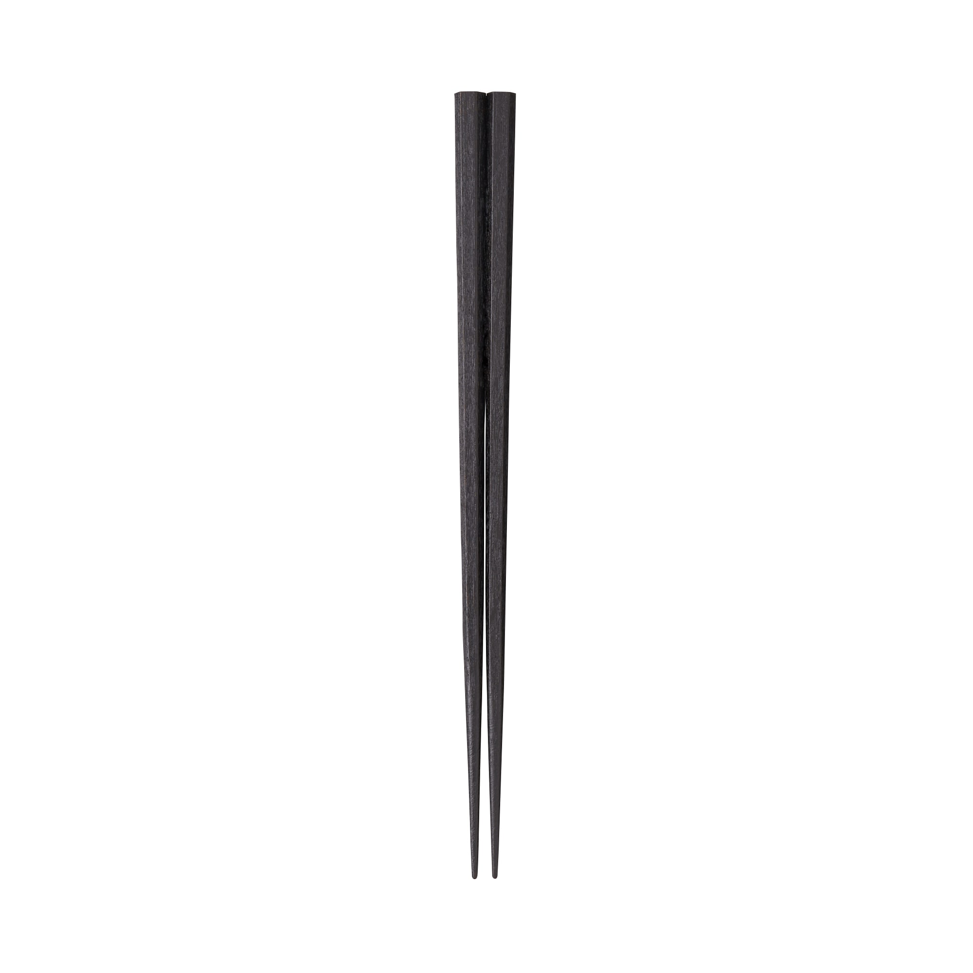 무인양품 일본 주방 커트러리 원목 옻 젓가락 육각 블랙 23cm