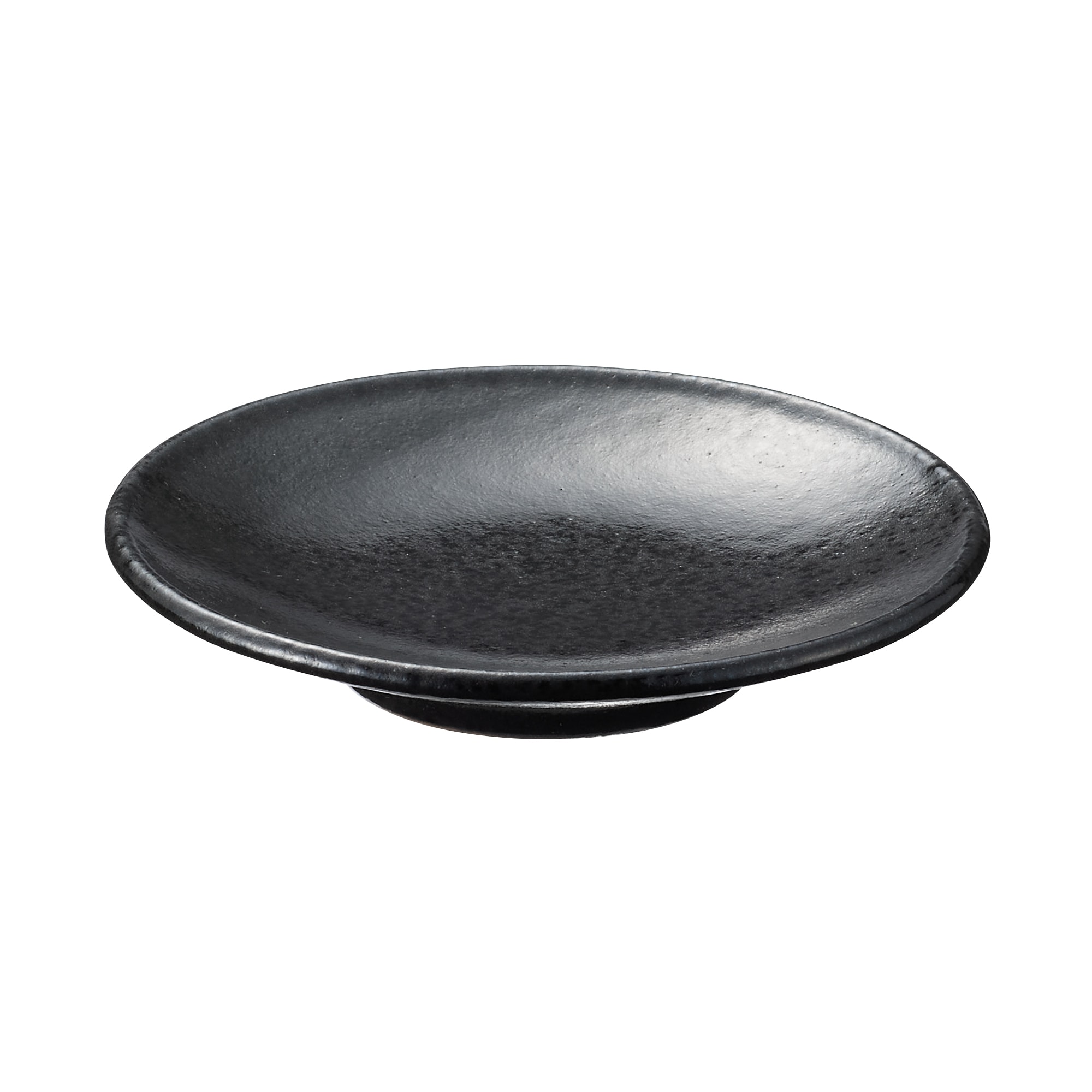 무인양품 일본 주방 플레이팅 접시 블랙 유약 9cm