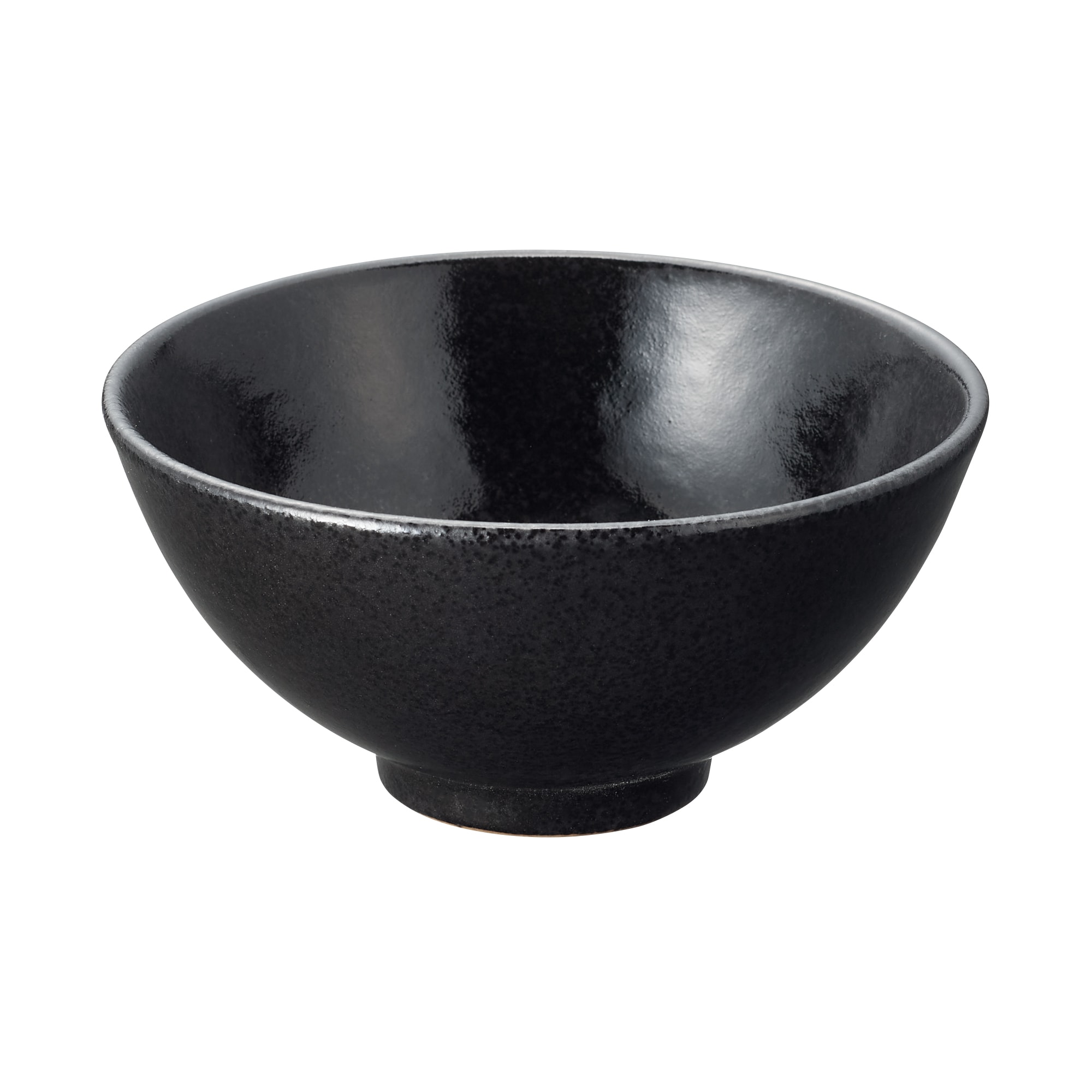 무인양품 일본 흑유약 공기그릇