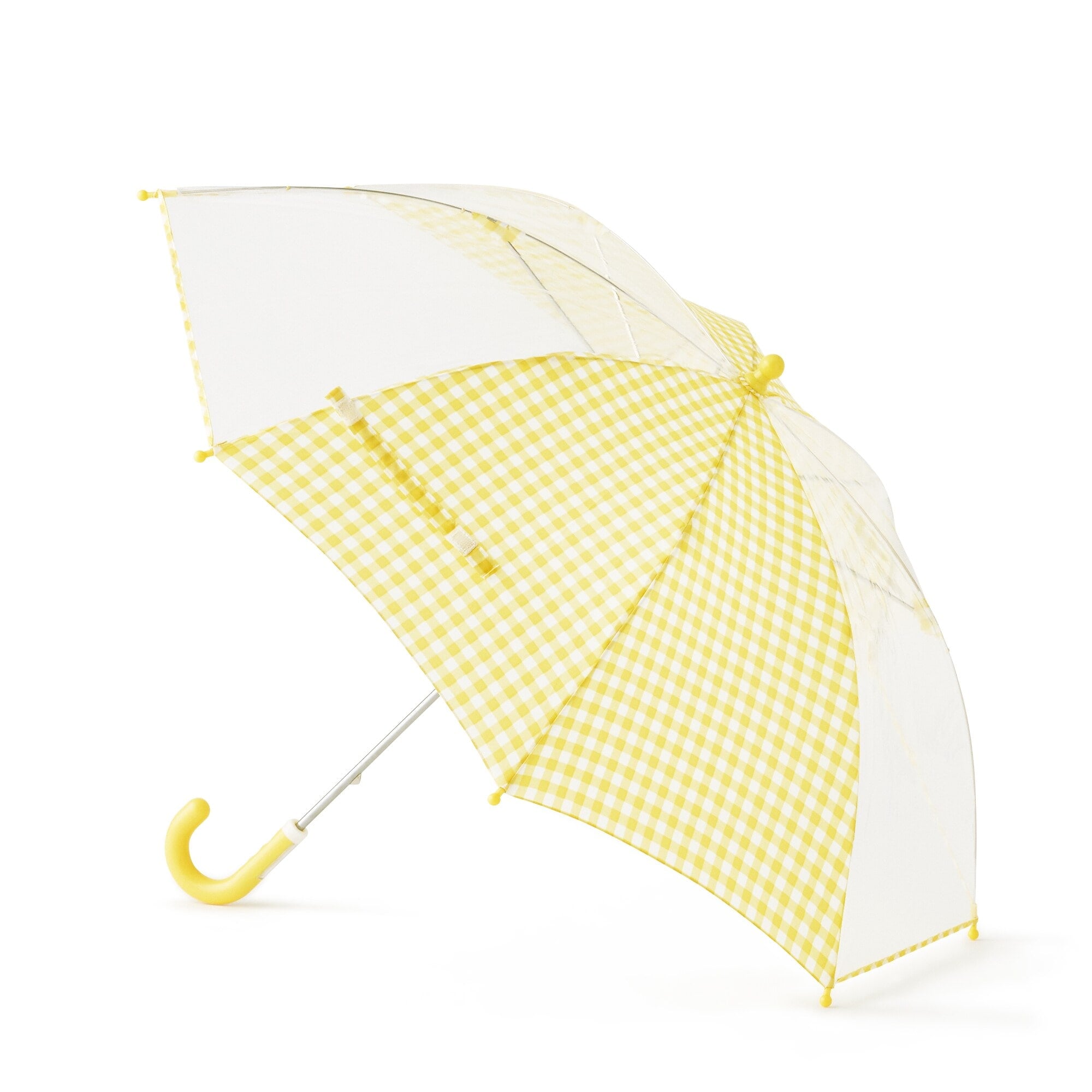 무인양품 일본 이름표 투명 어린이 우산 50cm 옐로우