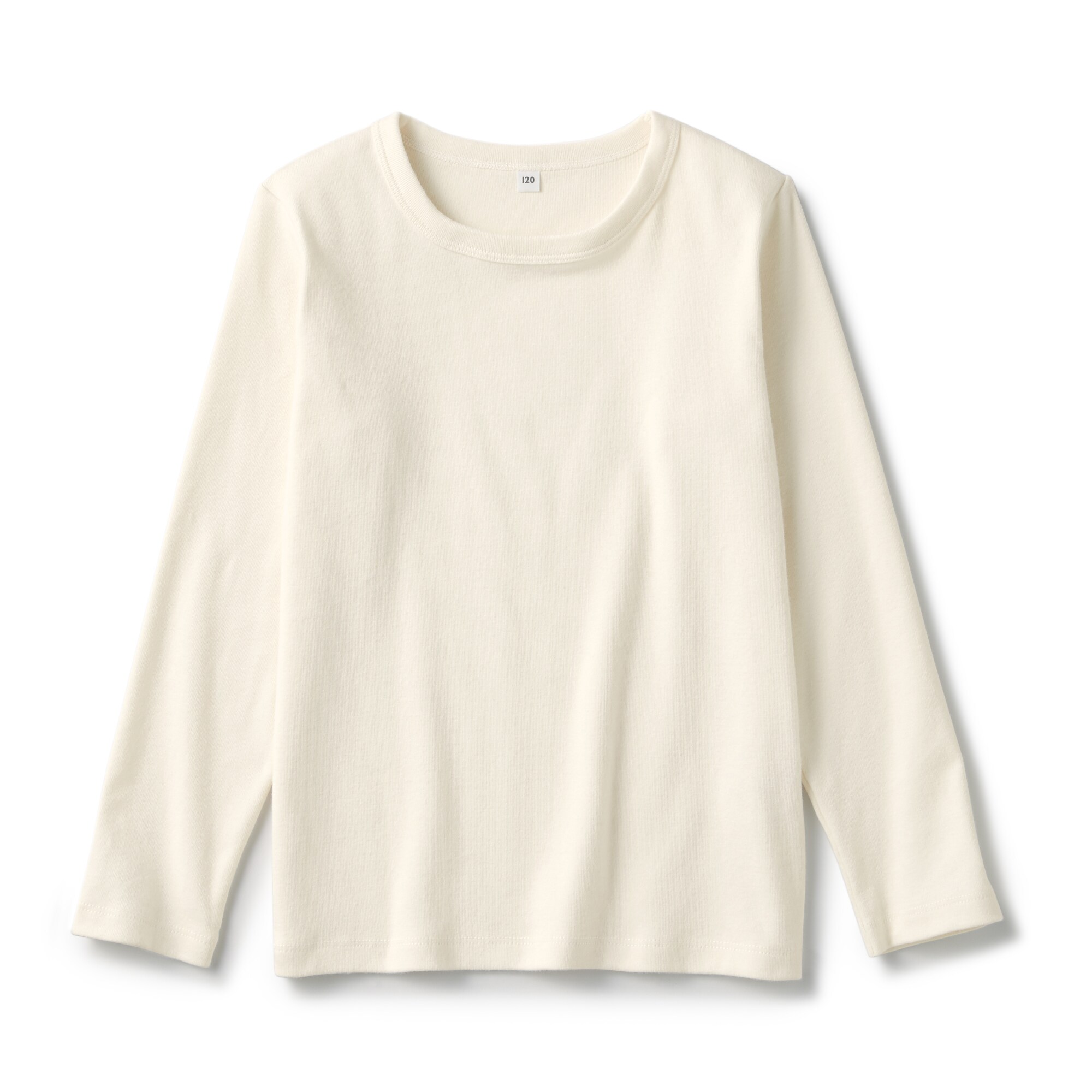무인양품 일본 키즈 기모 니트 크루넥 티셔츠