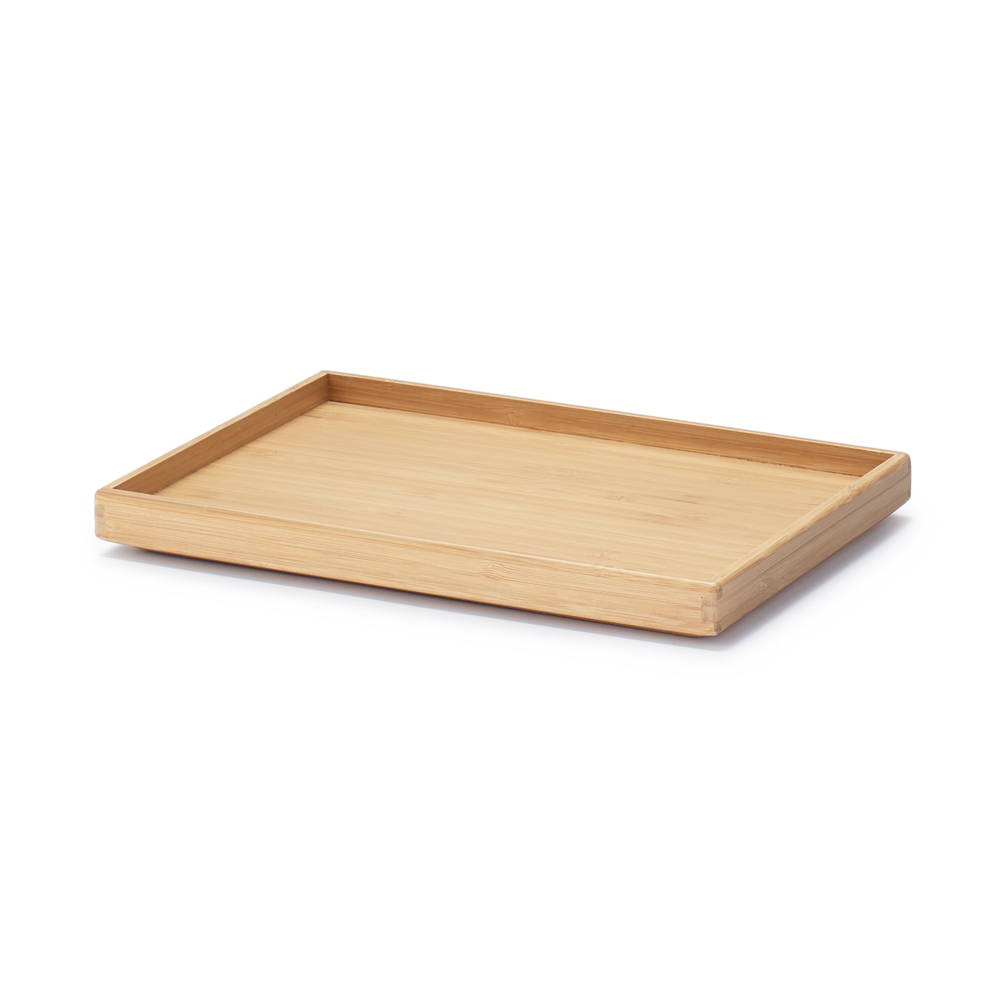 무인양품 일본 겹치는 대나무 직사각형 박스 뚜껑 하프