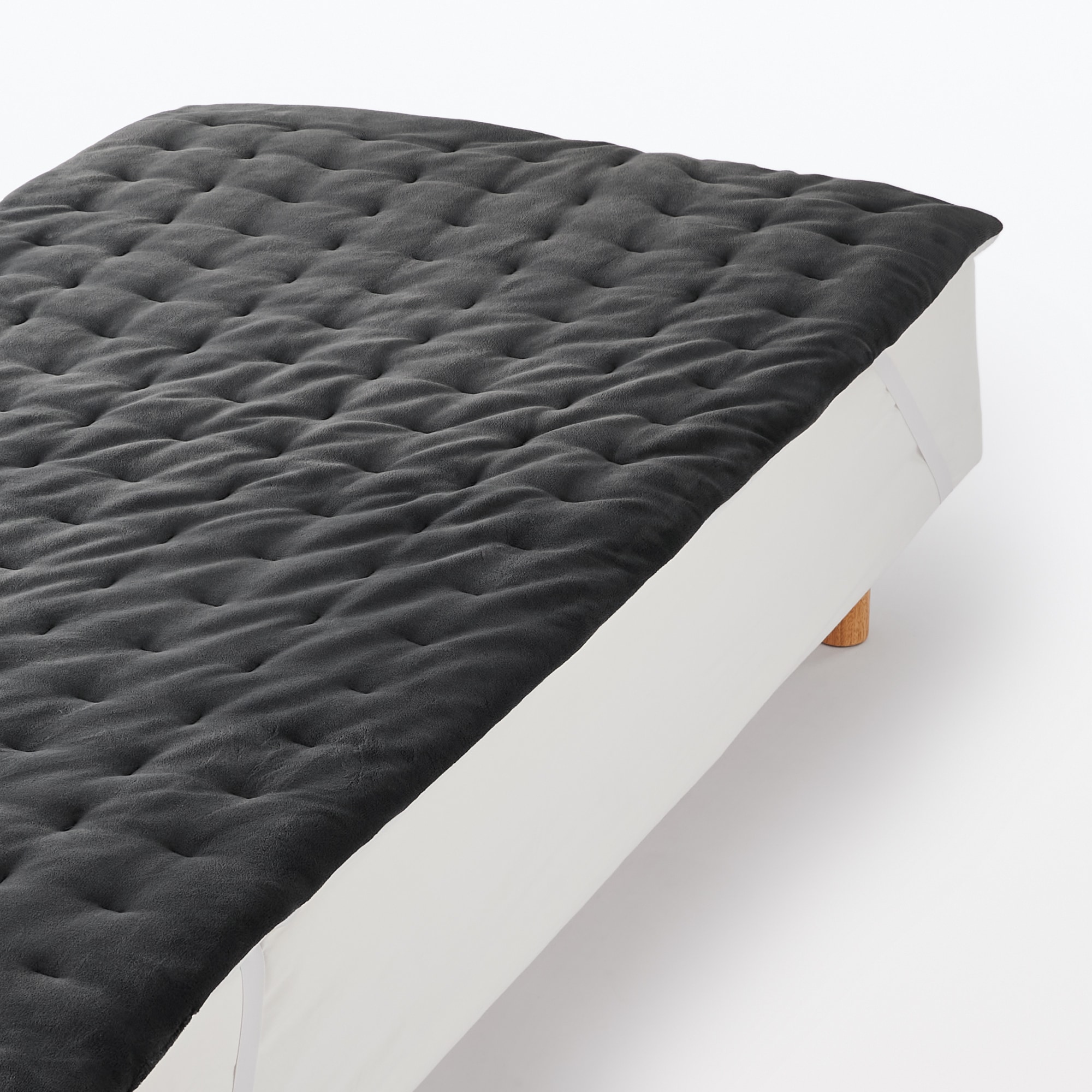 무인양품 일본 침구 통기성 좋은 두꺼운 침대 패드 S 다크그레이