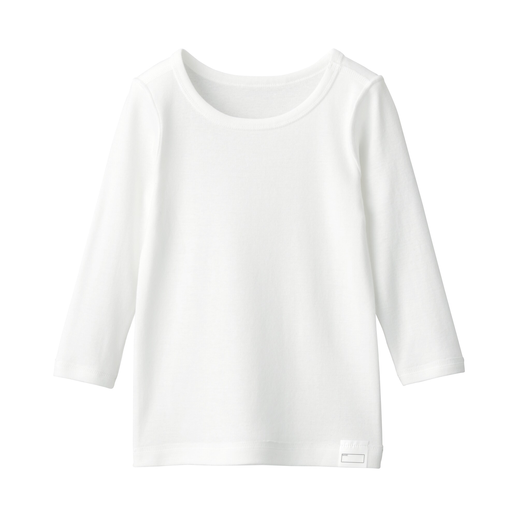 무인양품 일본 유아 발열 크루넥 티셔츠