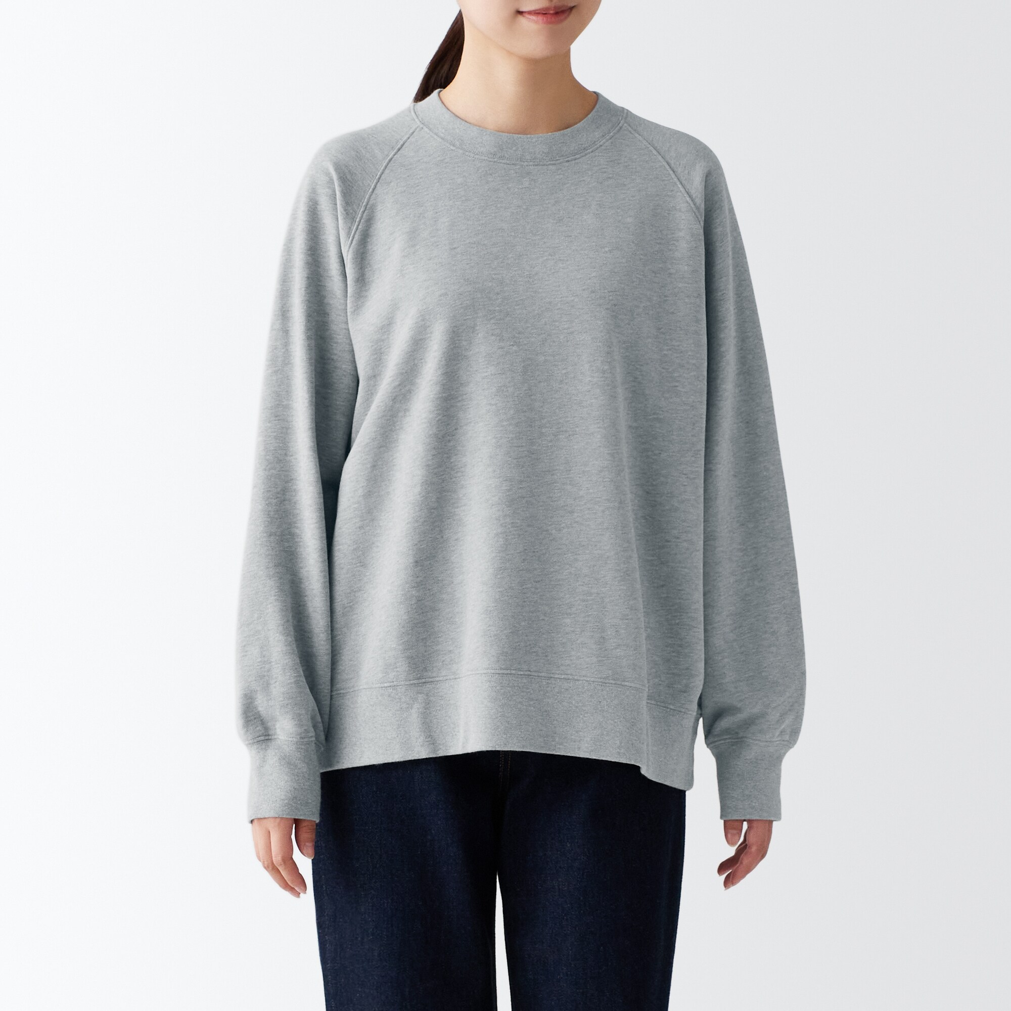 무인양품 일본 야크혼 스웨터 셔츠 크루넥