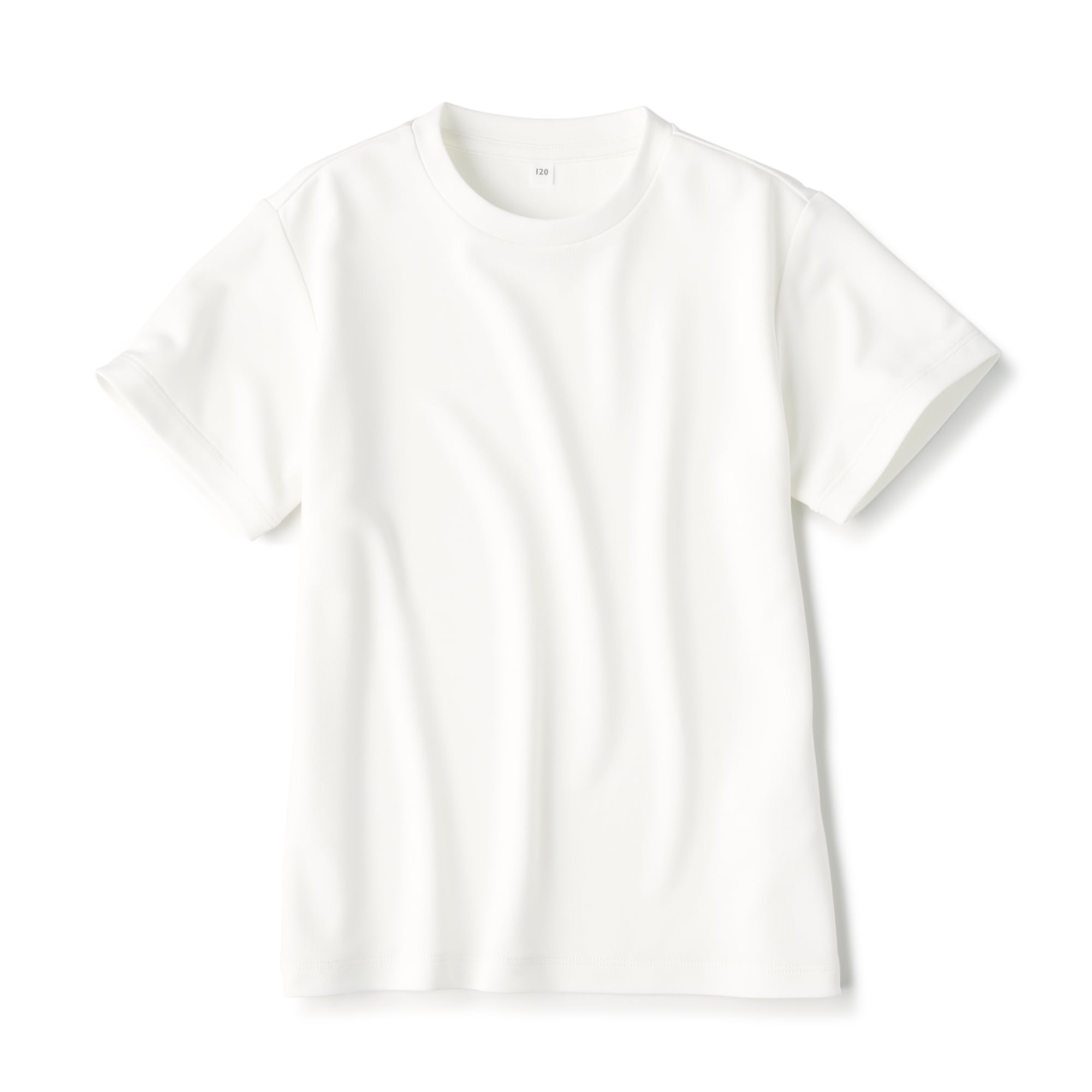 무인양품 일본 자외선 차단 건조 빠른 크루넥 반팔 티셔츠 (키즈)