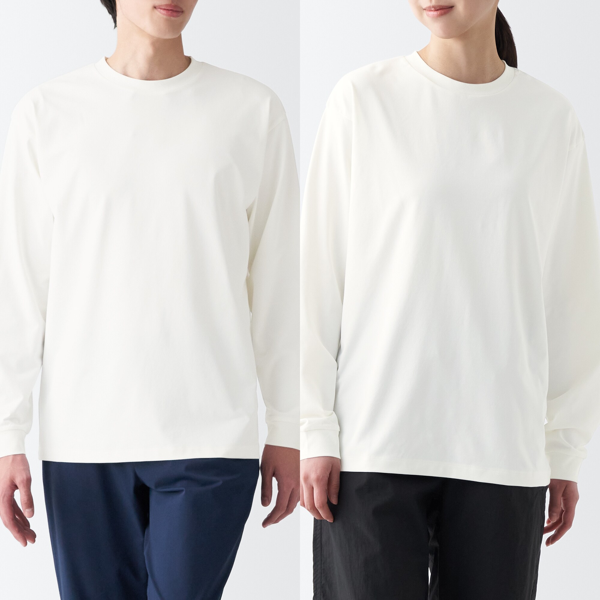 무인양품 일본 자외선 차단 속건 긴소매 티셔츠