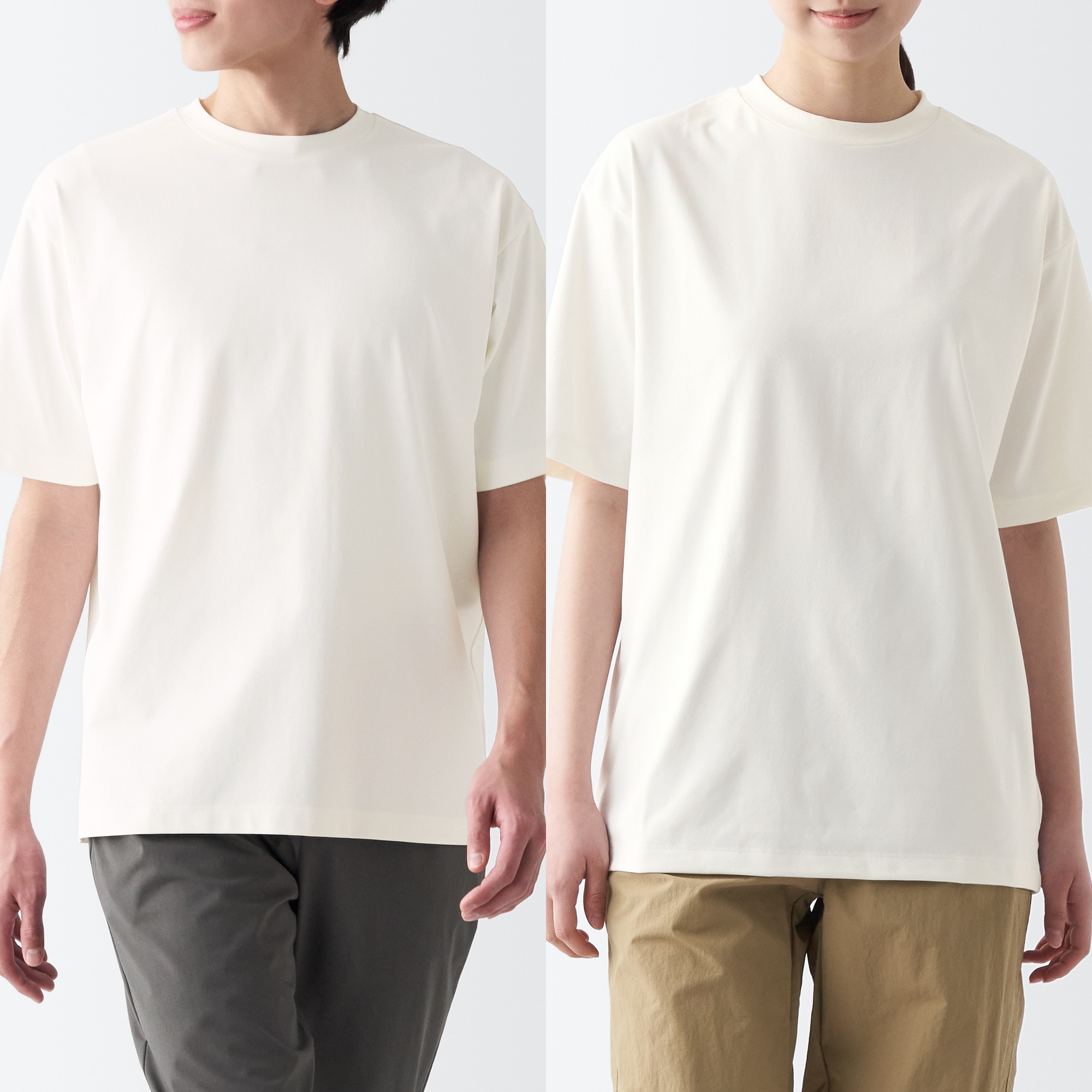 무인양품 일본 자외선 차단 속건 반팔 티셔츠