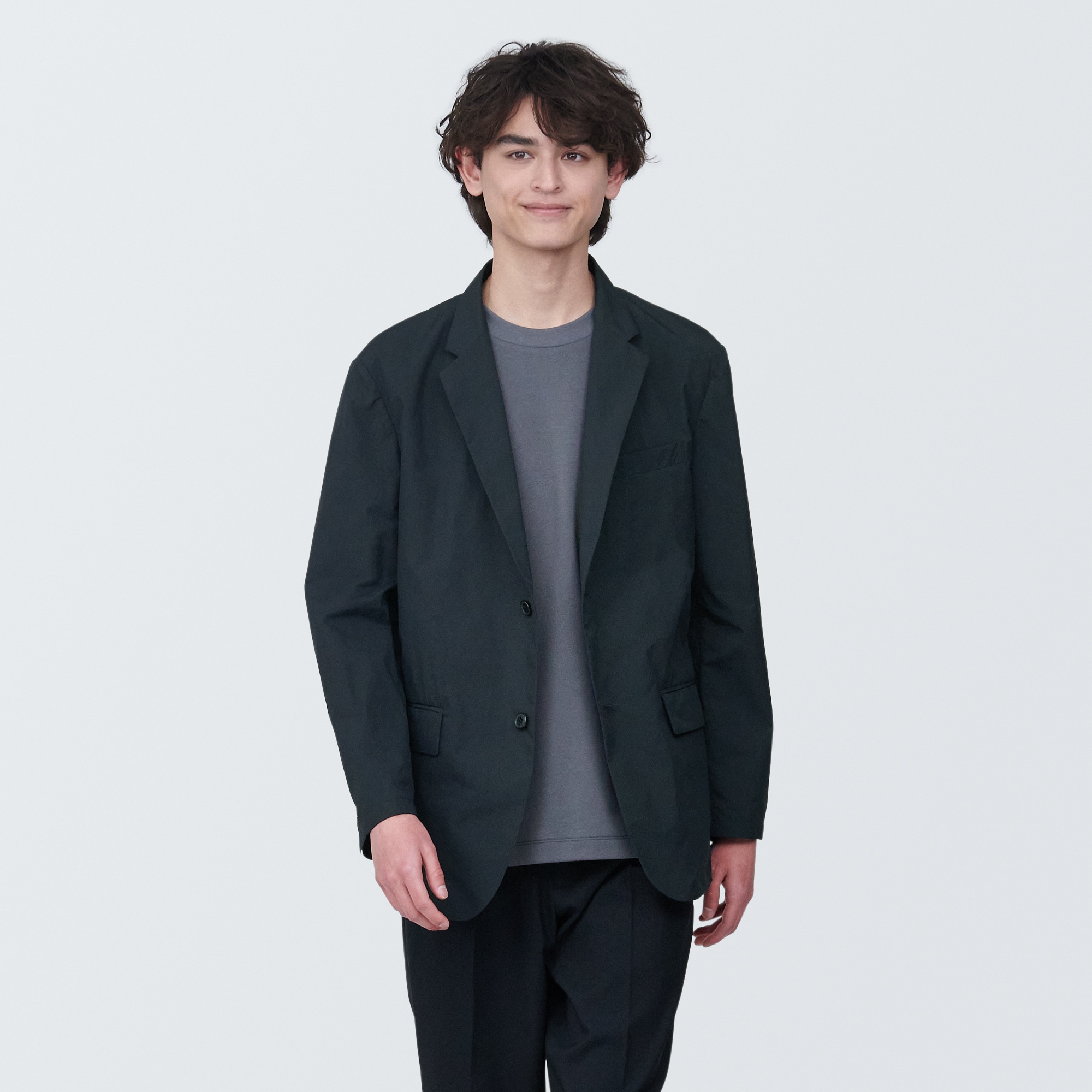 무인양품 일본 신사 포켓 더블 재킷