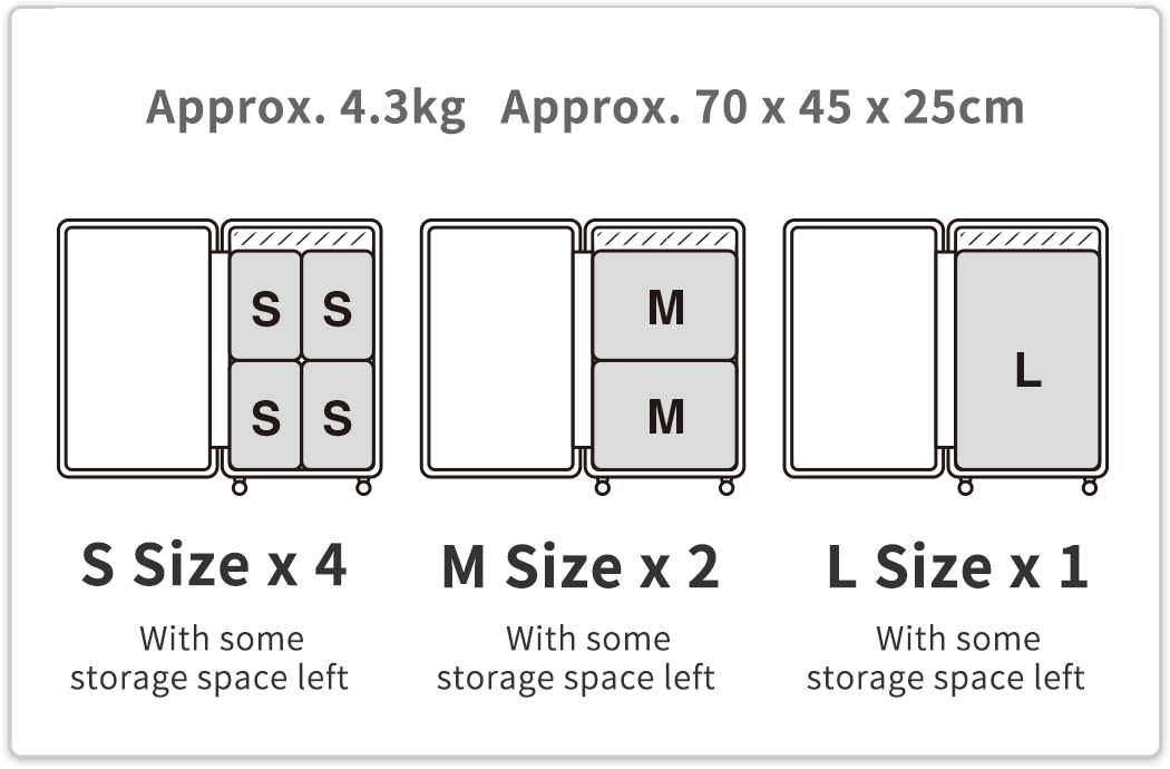 Suitcases with Continuous Improvement MUJI