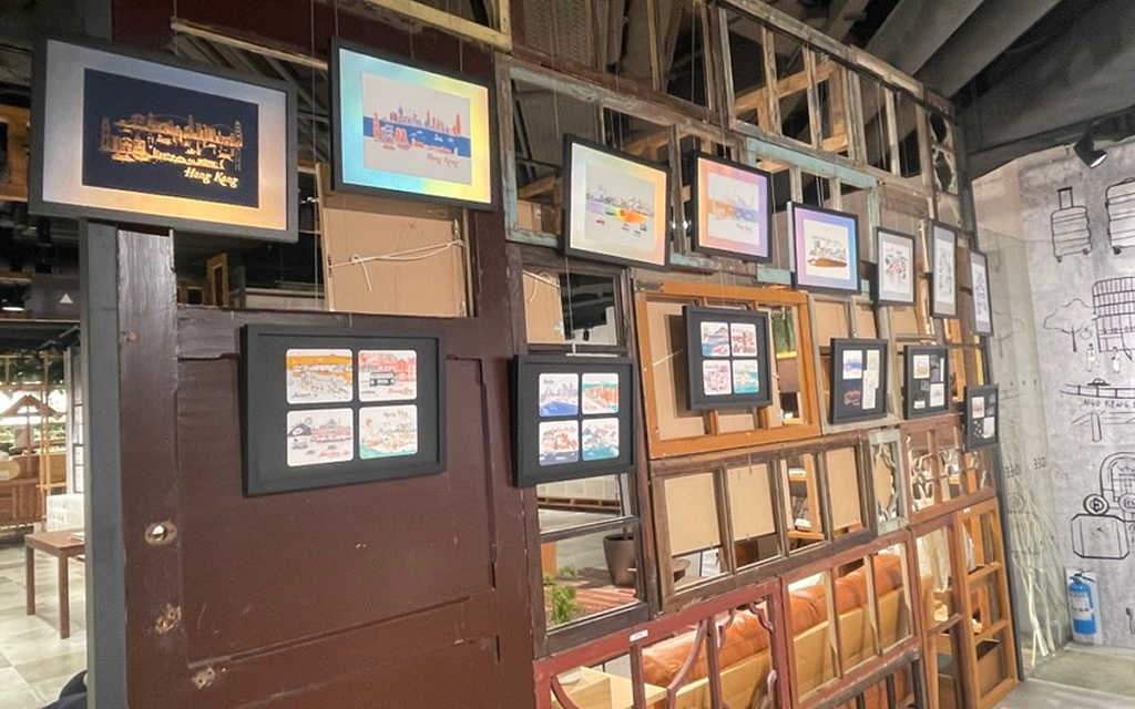 Ditto Ditto Hong Kong Themed Letterpress Display