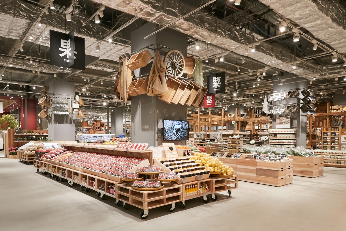 MUJI opened its world largest store in Osaka, with a focus on fresh food –  SANKOO