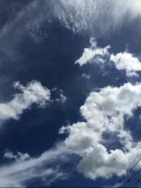 青空と雲