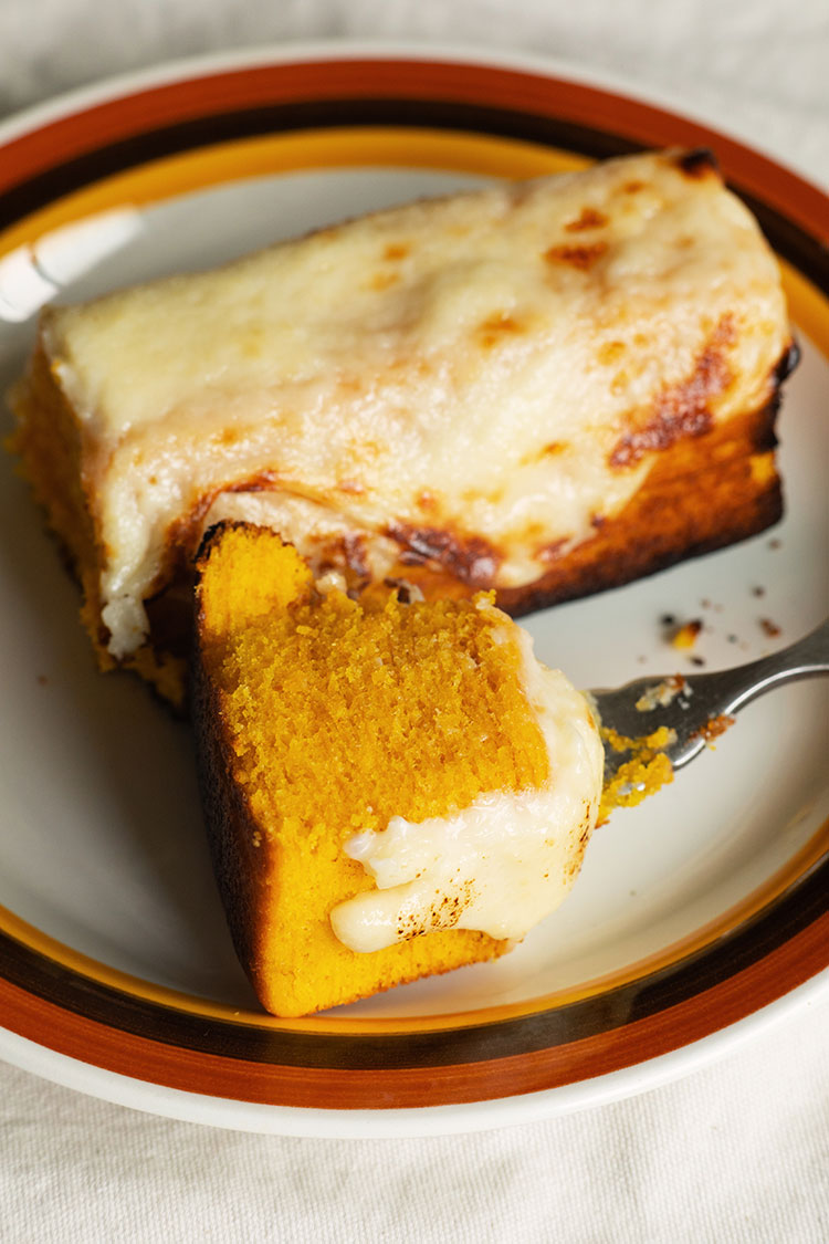 無印良品のアレンジレシピ かぼちゃのバウムクリームチーズトースト Muji無印良品