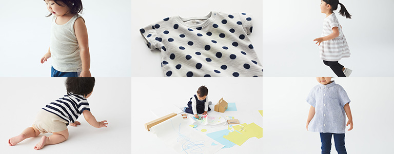 無印良品のこども服・ベビー服。オーガニックコットン素材の服や子育て用品（新生児、ハイハイ期、ベビー・キッズ） ｜ 無印良品