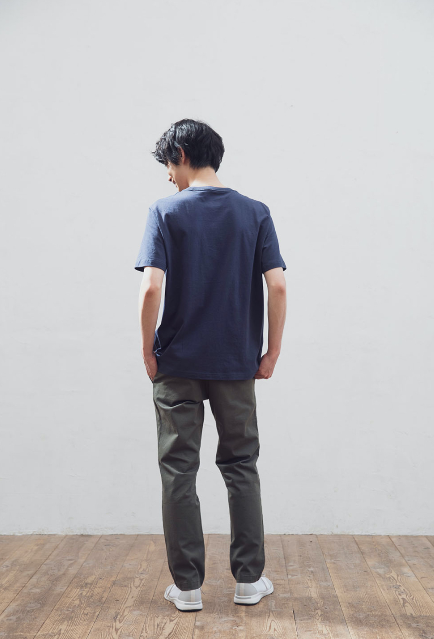 綿のtシャツ 太番手 天竺編み ムラ糸 フライス編みのtシャツ 無印良品