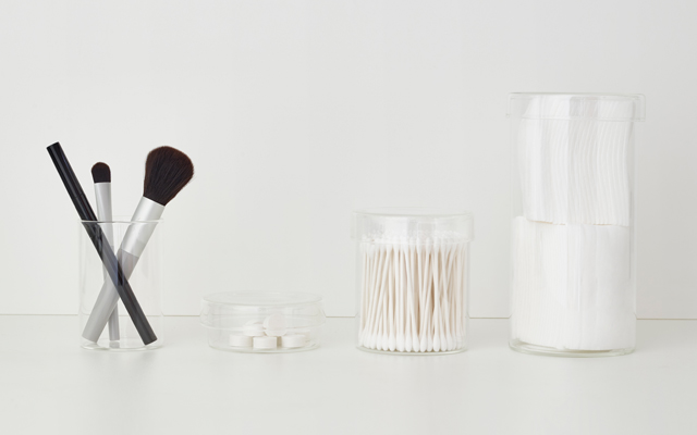 ガラス小物容器