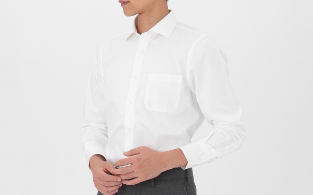 紳士形態安定シャツ