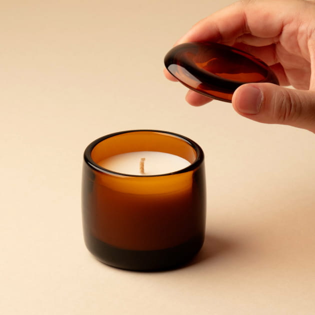 フレグランスキャンドルの使用イメージ