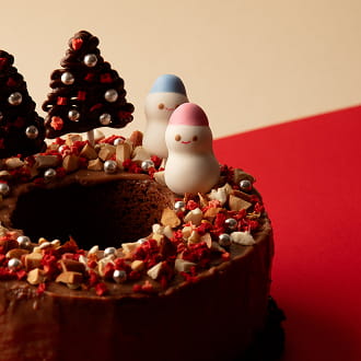 【季節限定】クリスマスバウムリース　チョコ　１台分の商品画像