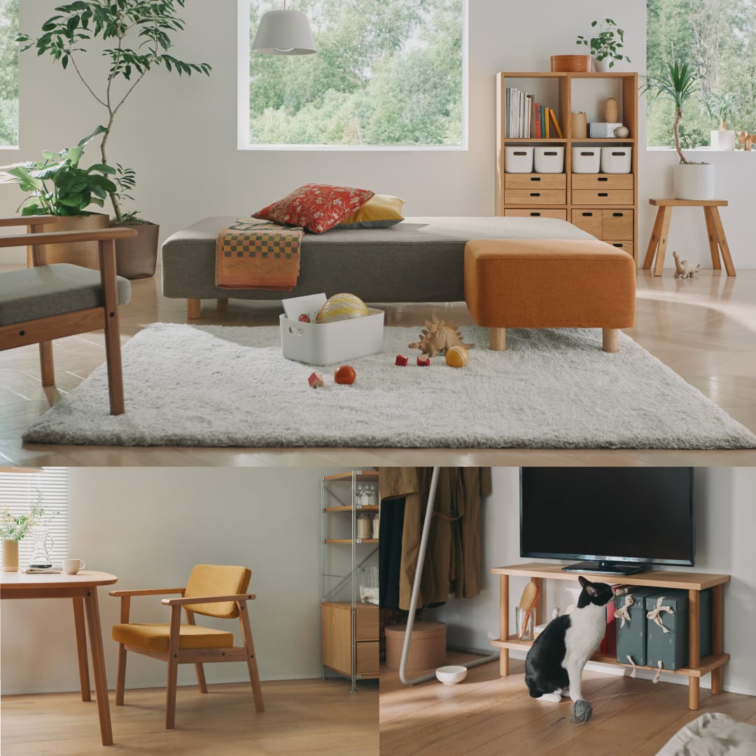 ながく使える家具｜変わる暮らしに、変わらず寄りそう。｜無印良品