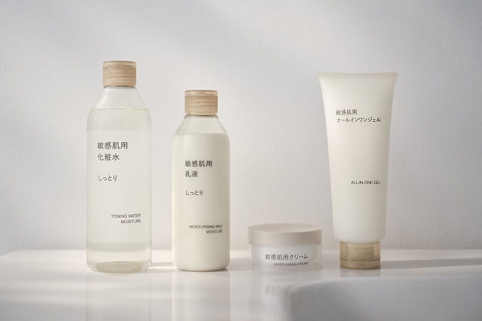 敏感肌用スキンケアのイメージ
