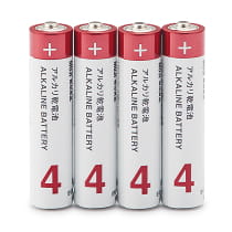 単４アルカリ乾電池の画像
