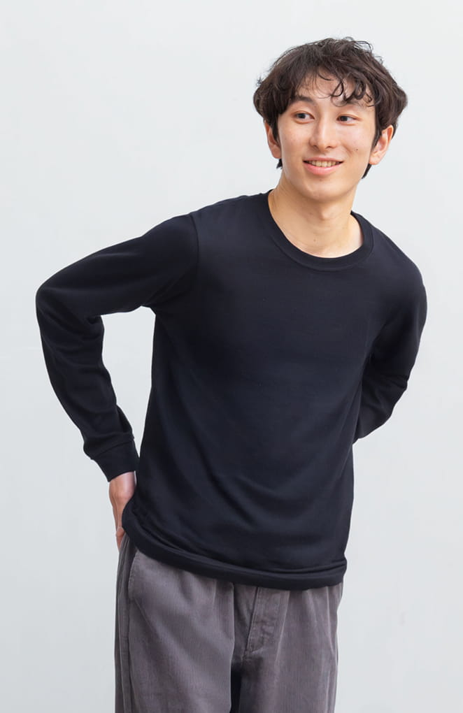 あったか綿 厚手の着用画像