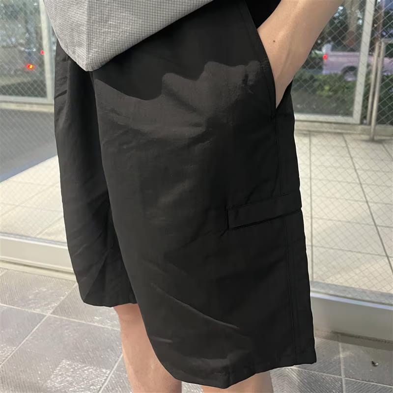 紳士　撥水ナイロンポケッタブルショートパンツのスタッフスナップ6