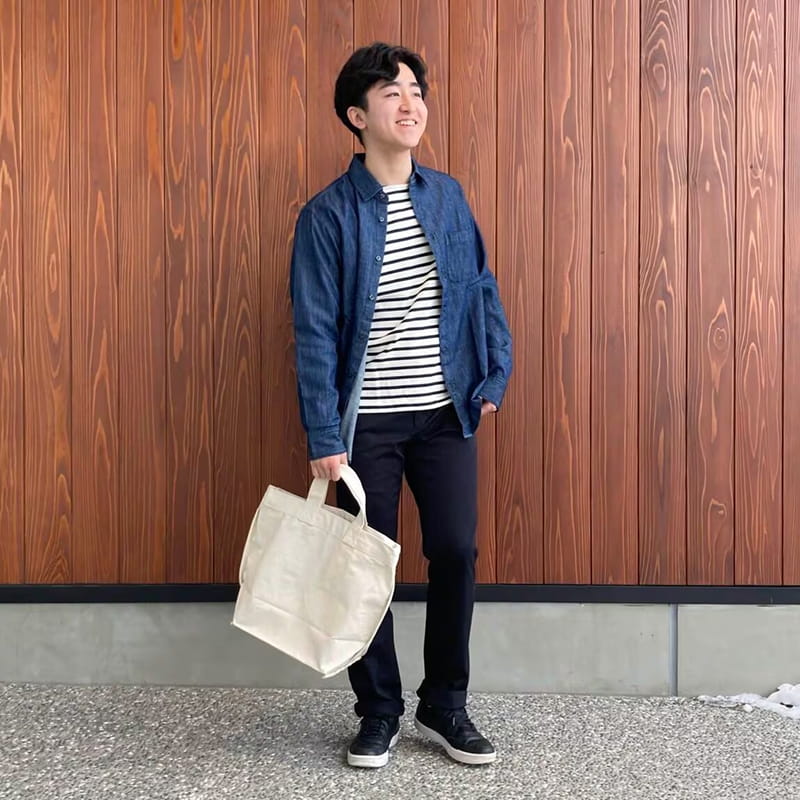 紳士　ストレッチチノスリムパンツのスタッフスナップ1