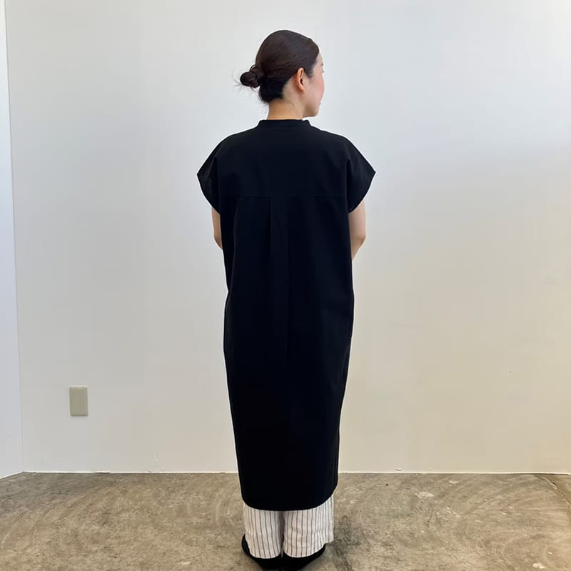 婦人　リネン　洗いざらしイージーワイドパンツのスタッフスナップ2