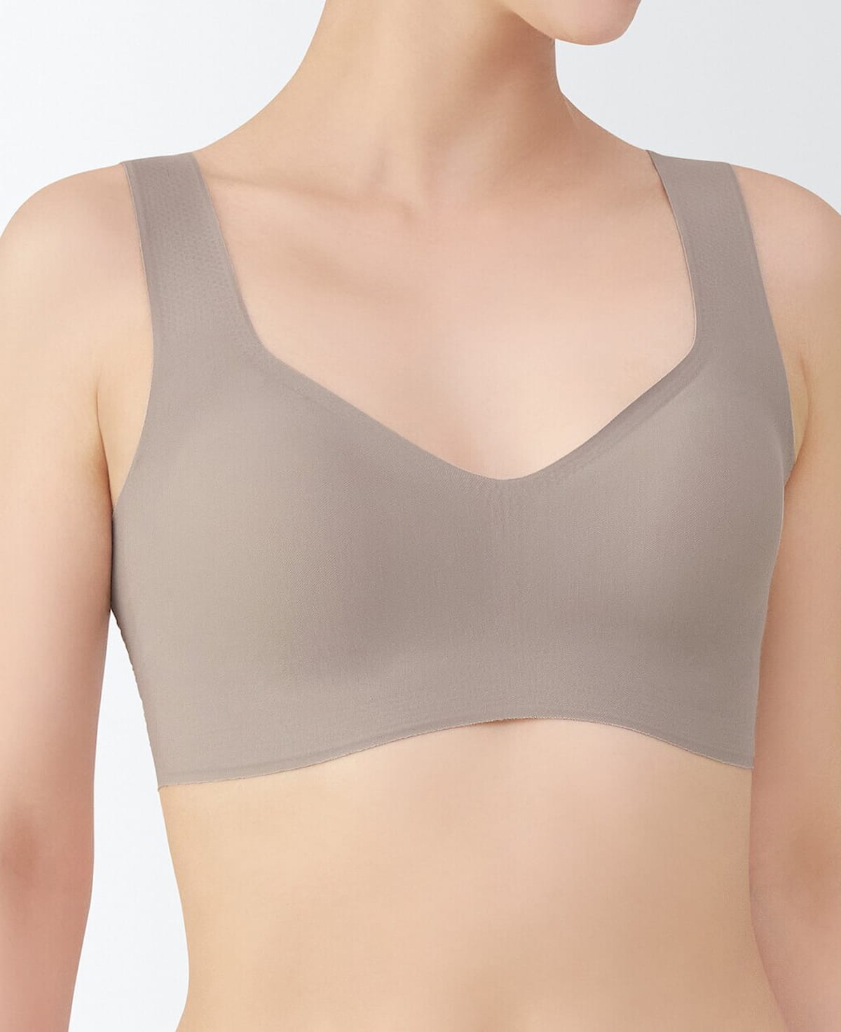 婦人 ひびきにくいハーフトップブラジャーの着用イメージ