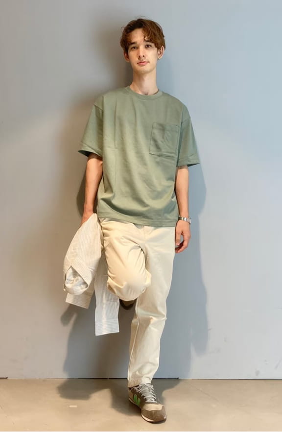 紳士　涼感ＵＶカットワイド半袖Ｔシャツのイメージ