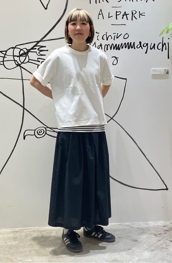 婦人　涼感　スカートパンツのイメージ