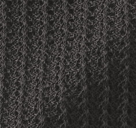 婦人　リネン混透かし編みワイドセーターの商品画像