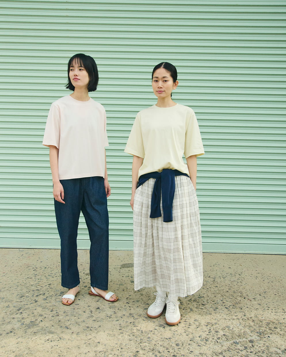 婦人　涼感ＵＶカットクルーネックワイド半袖Ｔシャツの着用イメージ03