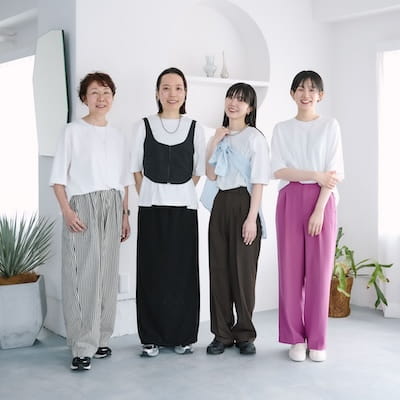 スタッフのリアルな着こなし ｜ クルーネック ワイド 半袖Ｔシャツ