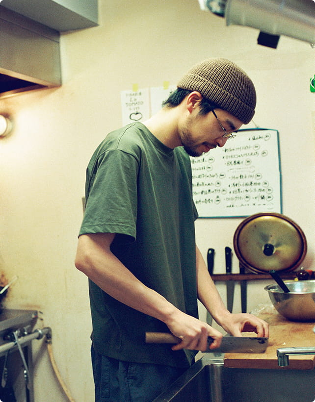 紳士　天竺編みクルーネック半袖Ｔシャツのモデル画像