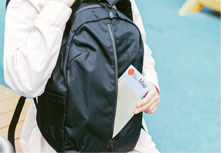 肩の負担を軽くする　撥水　ビジネス　リュックサック（丸型）