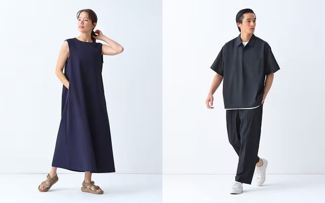 涼やかな着心地　風を通す・涼感シリーズ