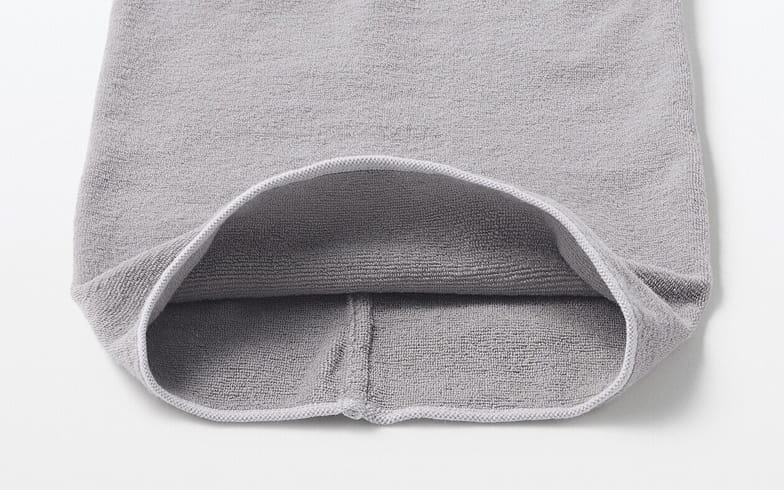 吸水素材がしっかりタオルドライ