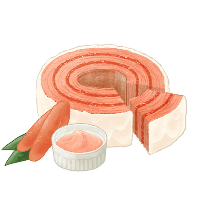 明太クリームバウムのイラスト