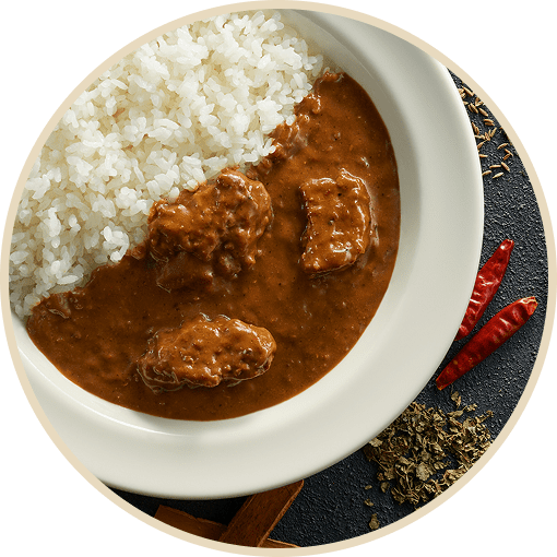 焙煎スパイスのごろり牛肉カレー