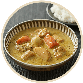 とんこつと和風だしのクリーミースープカレー