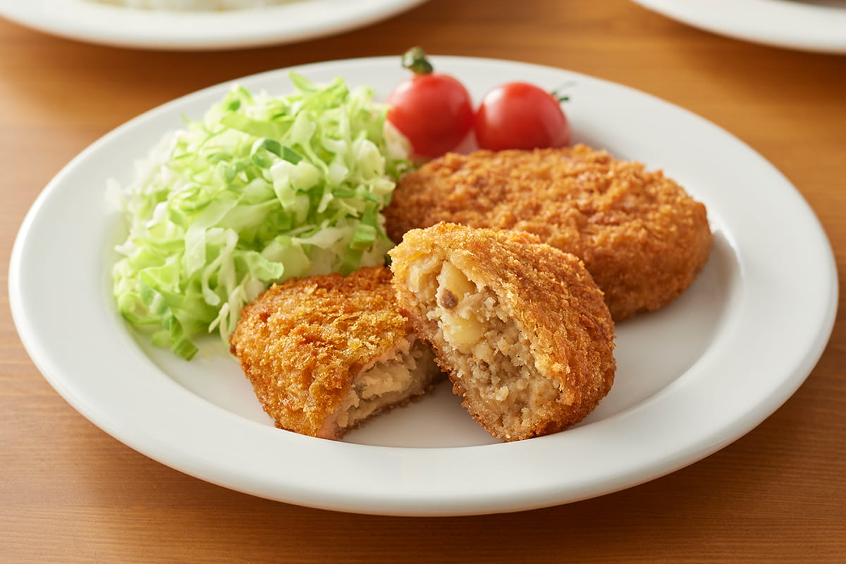 北海道産男爵いもと牛肉のコロッケ　<span class="eng">４</span>個のイメージ