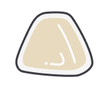個包装されているおにぎりのイラスト